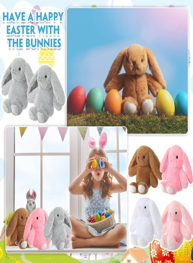 Arrowbash 10 Pack Easter Bunny Stuffed Animals Bulk 13.5 Inch Plush Bunny Toys Fluffy Cute Rabbits with Long Ears for Boys Girls Easter Gift, Birthday Baby Shower Party Favor - Image 5